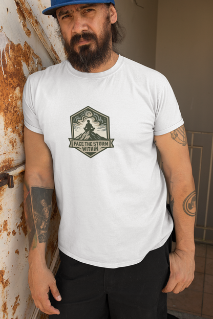 Face the Storm Within T-Shirt – Military Mental Strength Tee