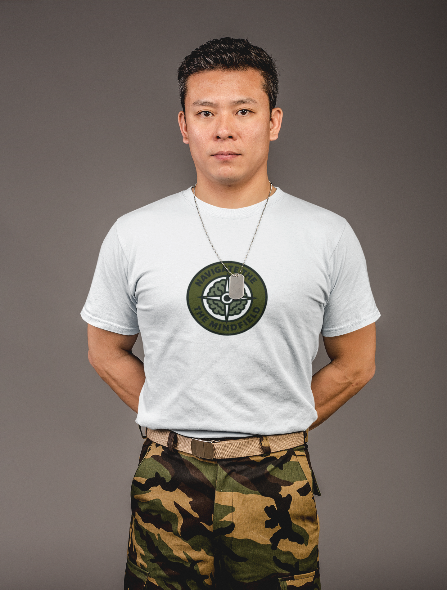 Navigate the Mindfield T-Shirt – Military Mental Awareness & Strength  Tee