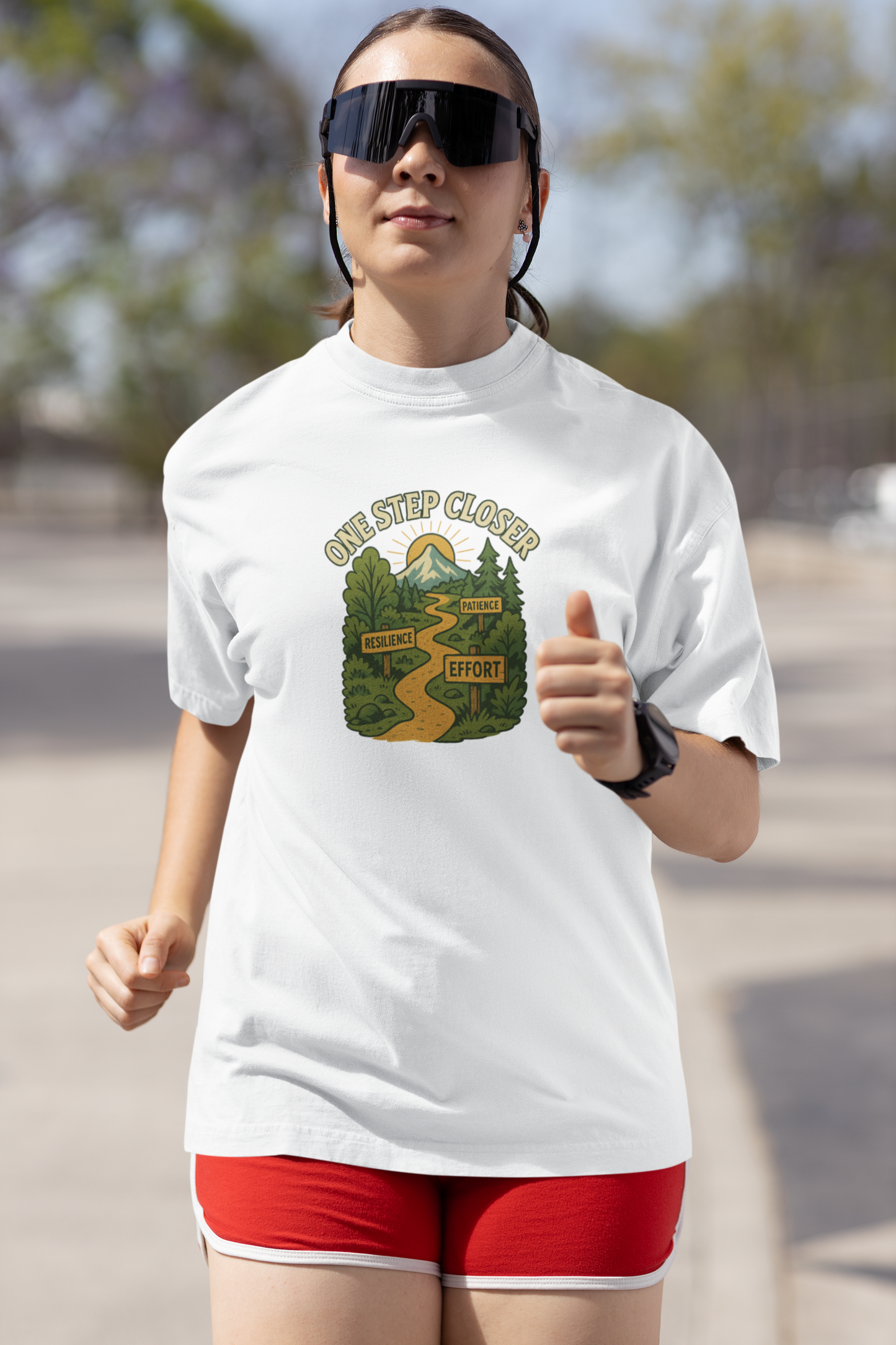 One Step Closer T-Shirt – Motivational Growth & Resilience  Tee