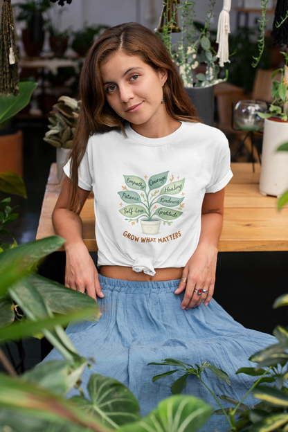 Grow What Matters T-Shirt – Self-Growth  Tee