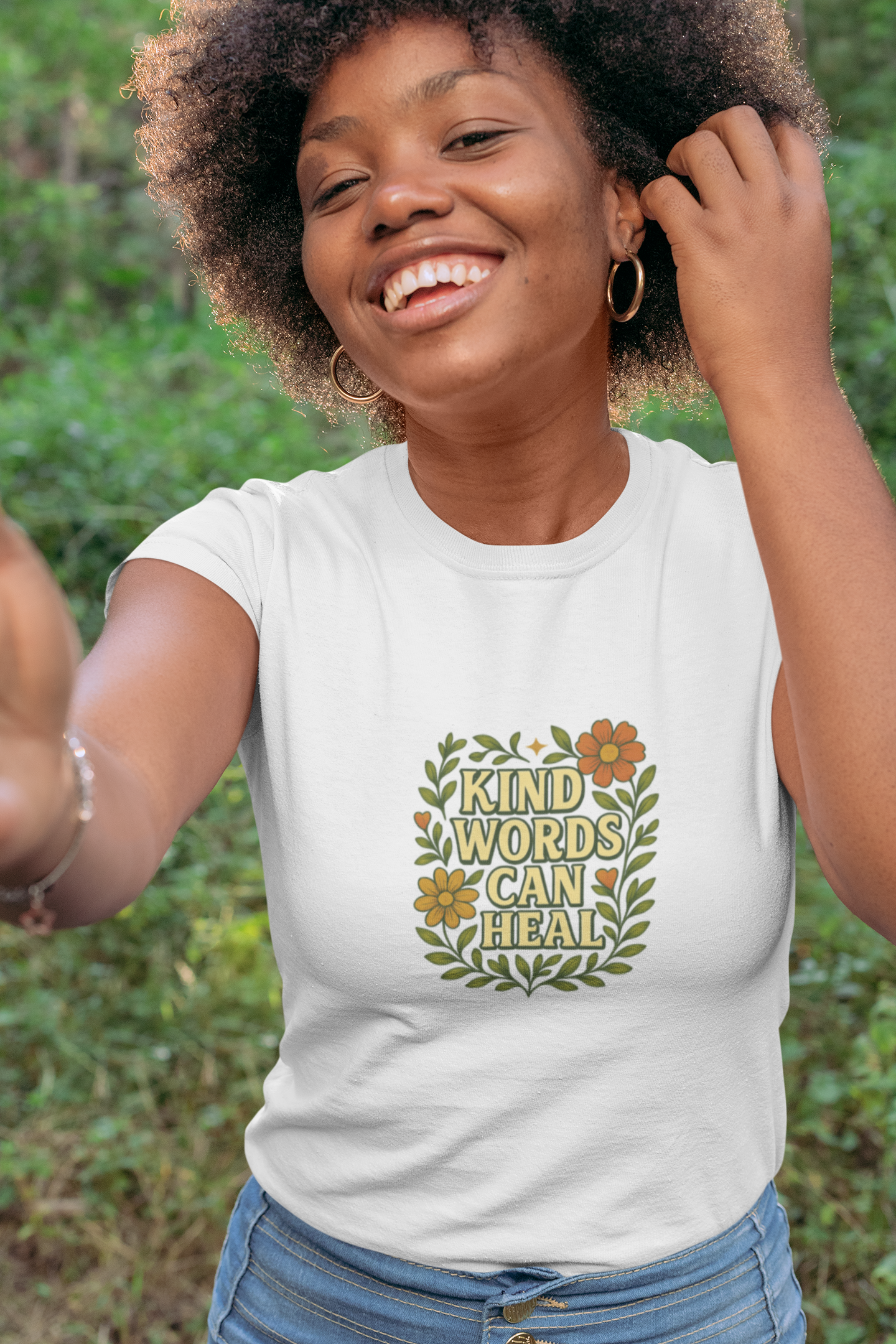 Kind Words Can Heal T-Shirt – Positivity Tee