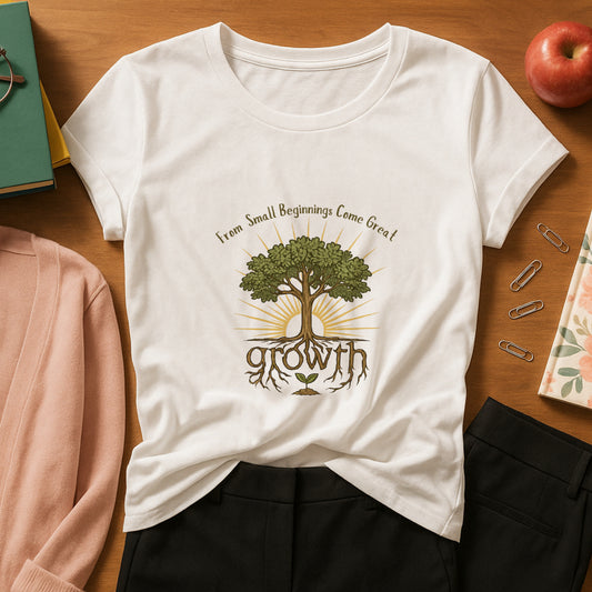 From Small Beginnings Come Great Growth T-Shirt – Inspirational  Tee