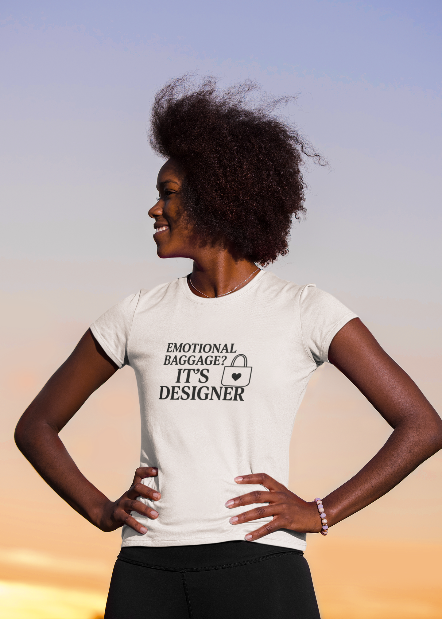 Emotional Baggage? It’s Designer T-Shirt – Mental Health Tee