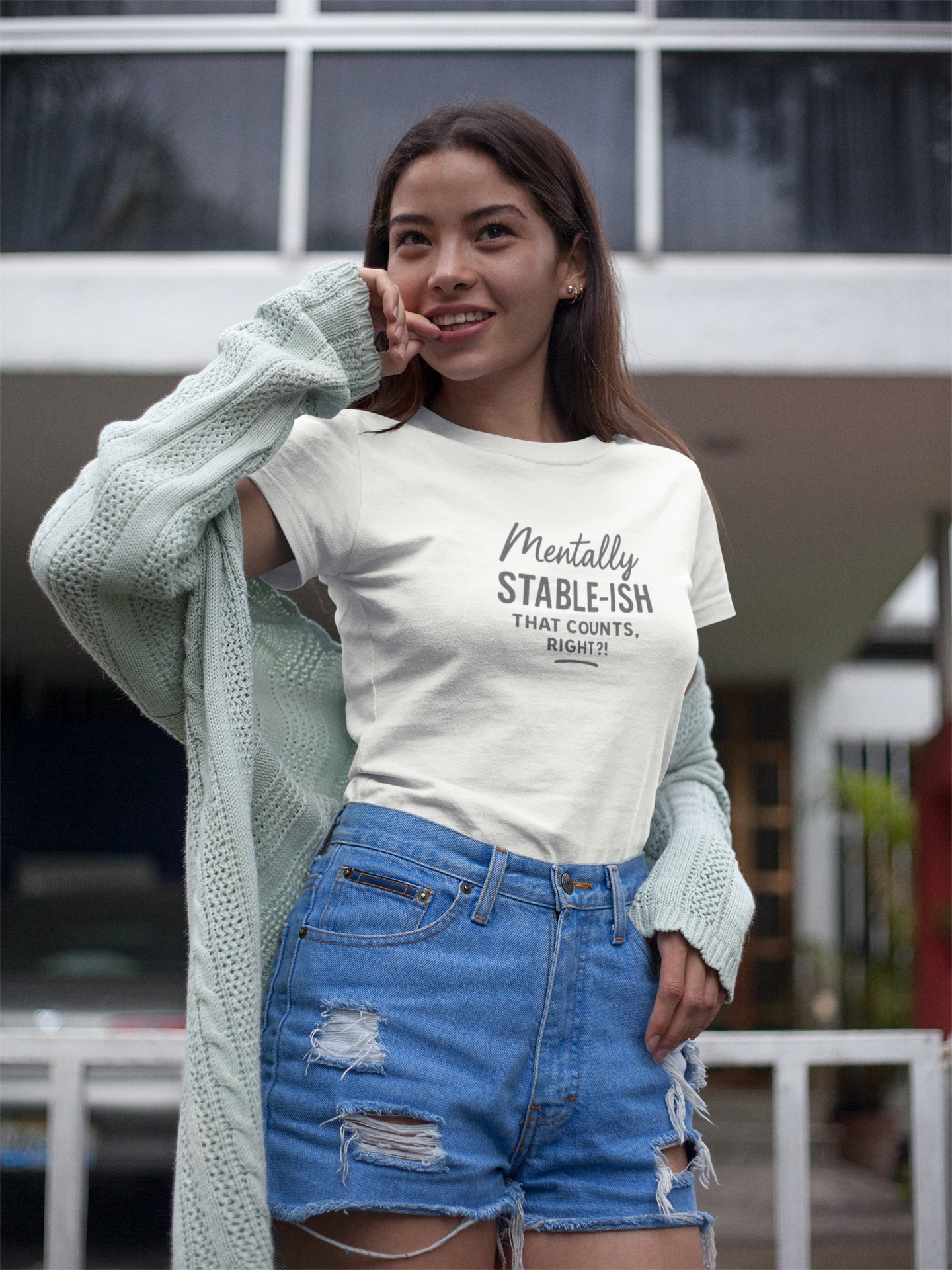 Mentally Stable-ish T-Shirt – Relatable Mental Health Tee