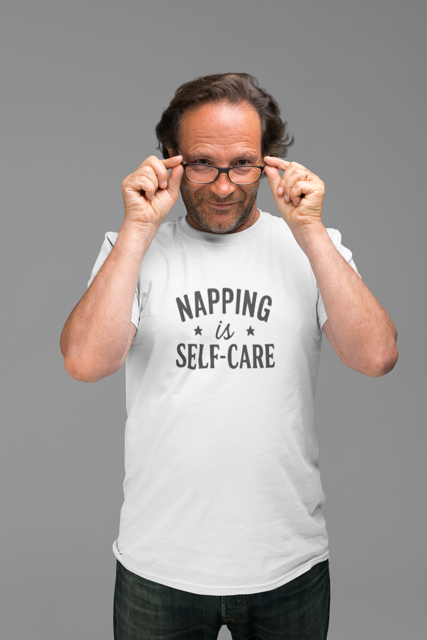 Napping Is Self-Care T-Shirt – Funny Mental Health Tee