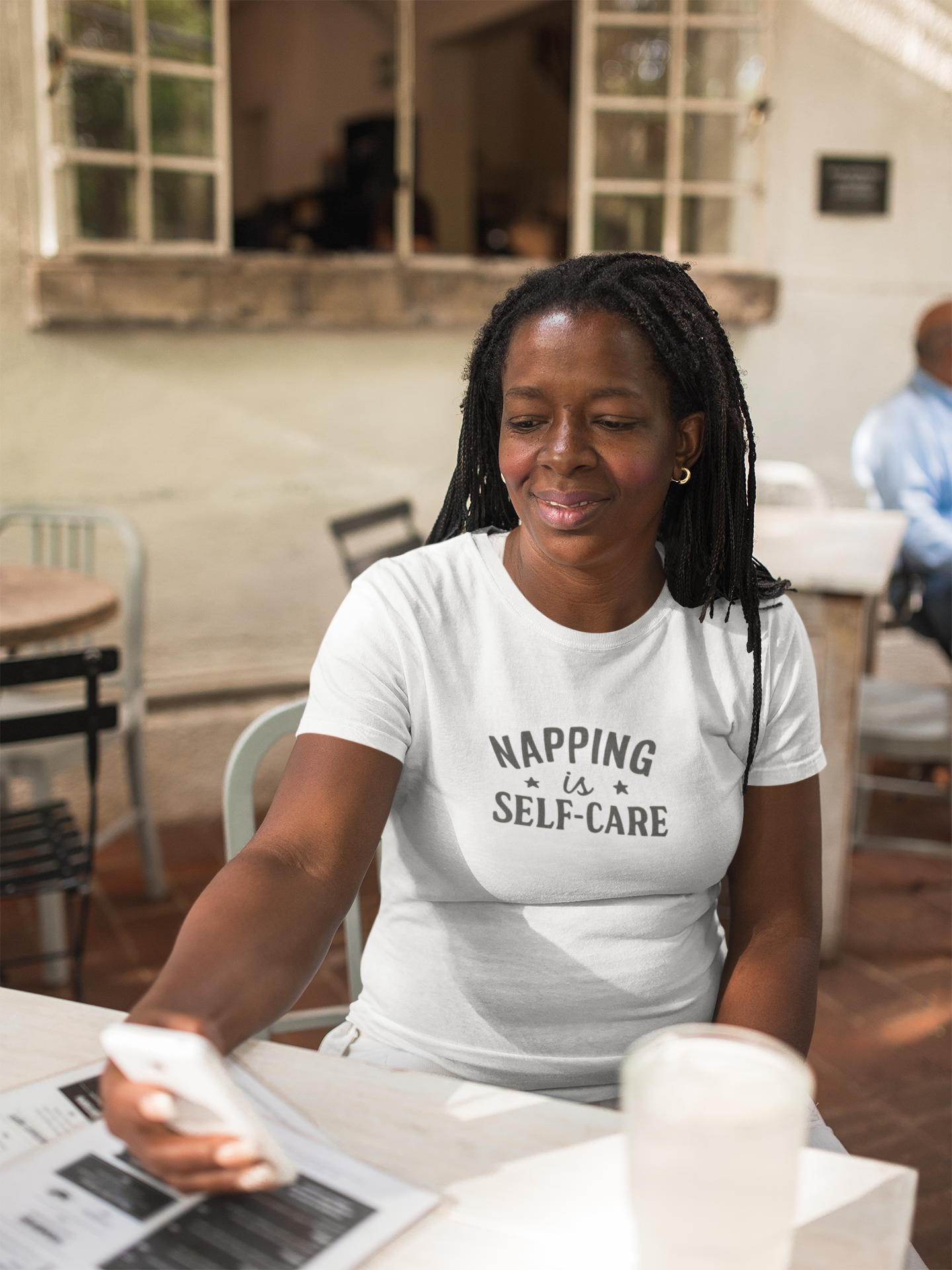 Napping Is Self-Care T-Shirt – Funny Mental Health Tee