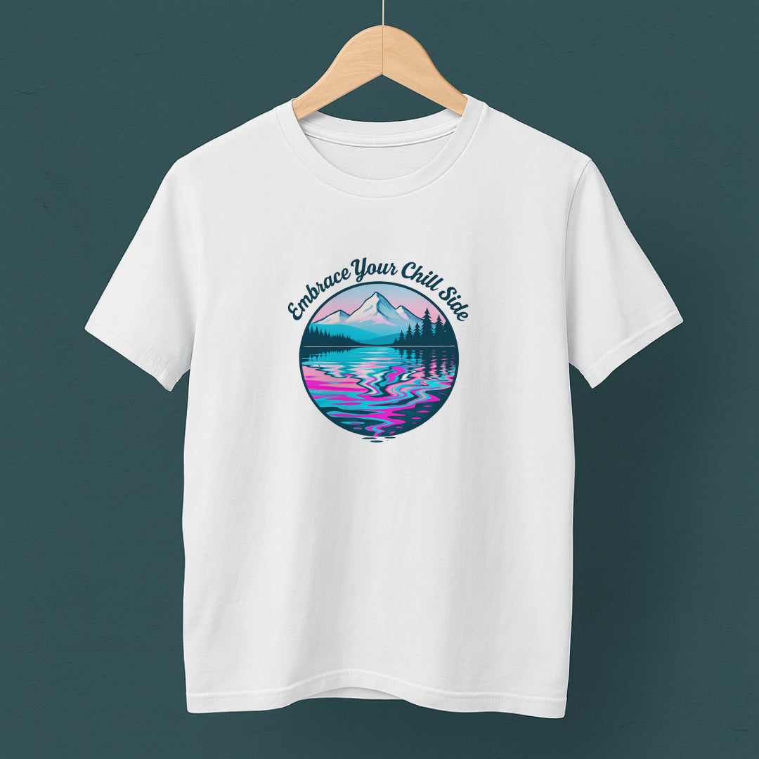 Embrace Your Chill Side T-Shirt– Peace Over Chaos Tee