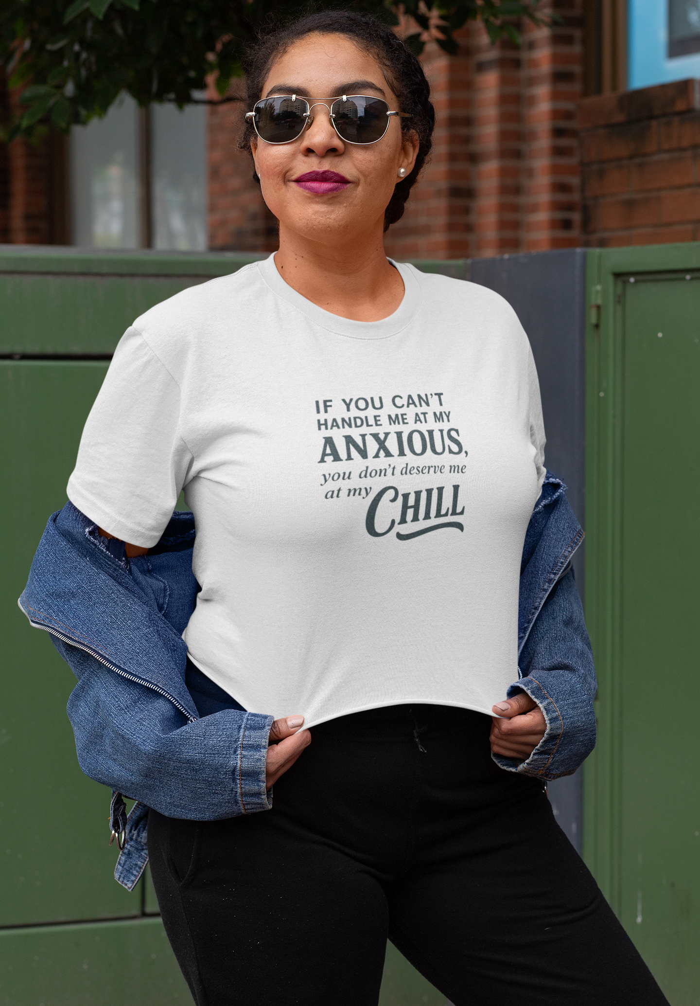 If You Can’t Handle Me at My Anxious T-Shirt – Funny Mental Health Tee