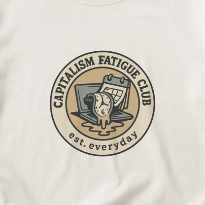Capitalism Fatigue Club T-Shirt – Burnout Culture Tee