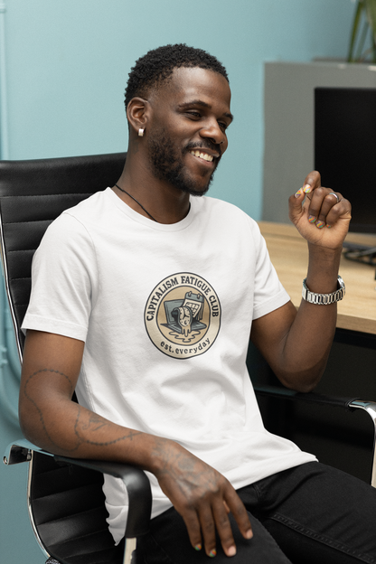 Capitalism Fatigue Club T-Shirt – Burnout Culture Tee