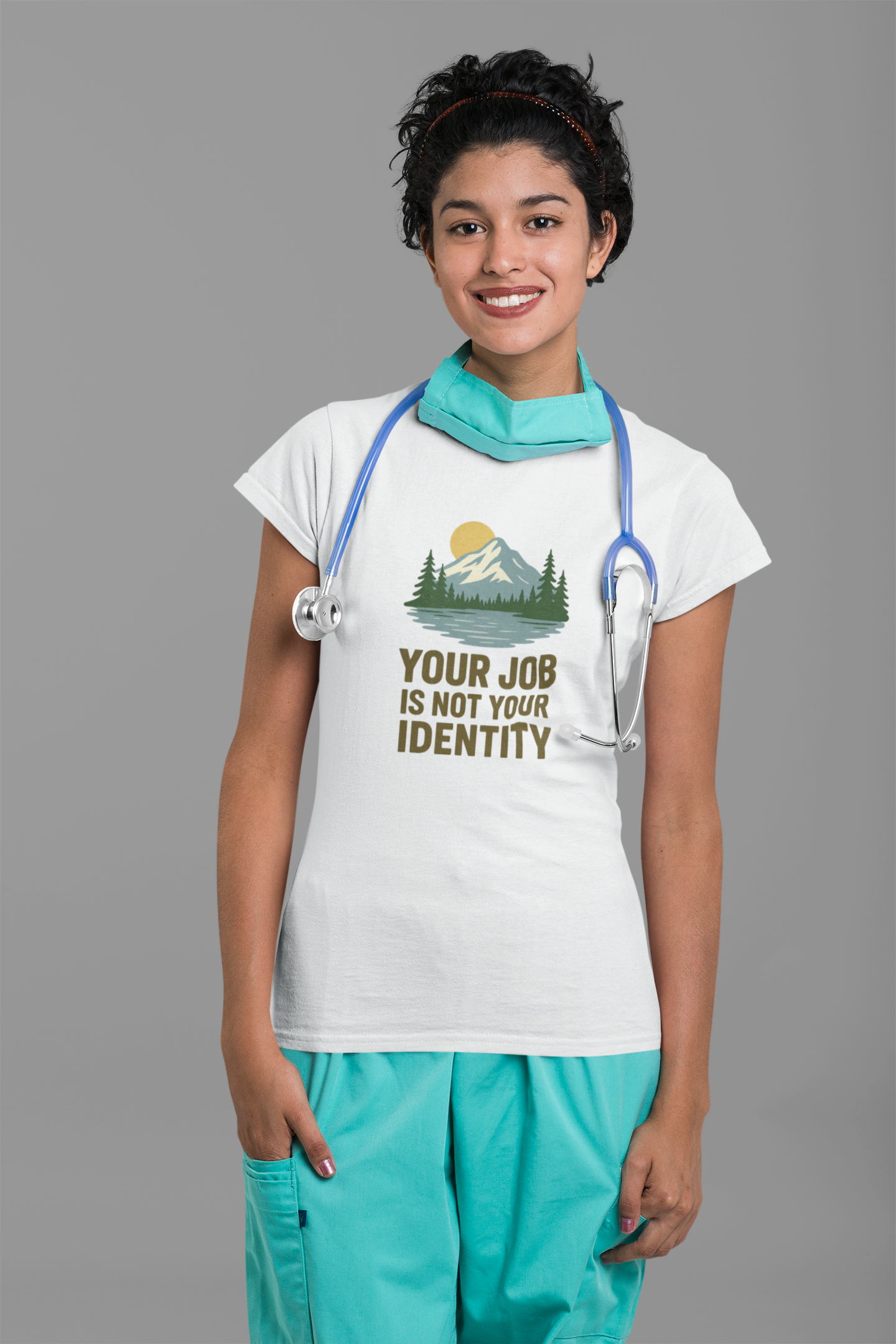 Your Job Is Not Your Identity T-Shirt – Anti-Hustle Tee