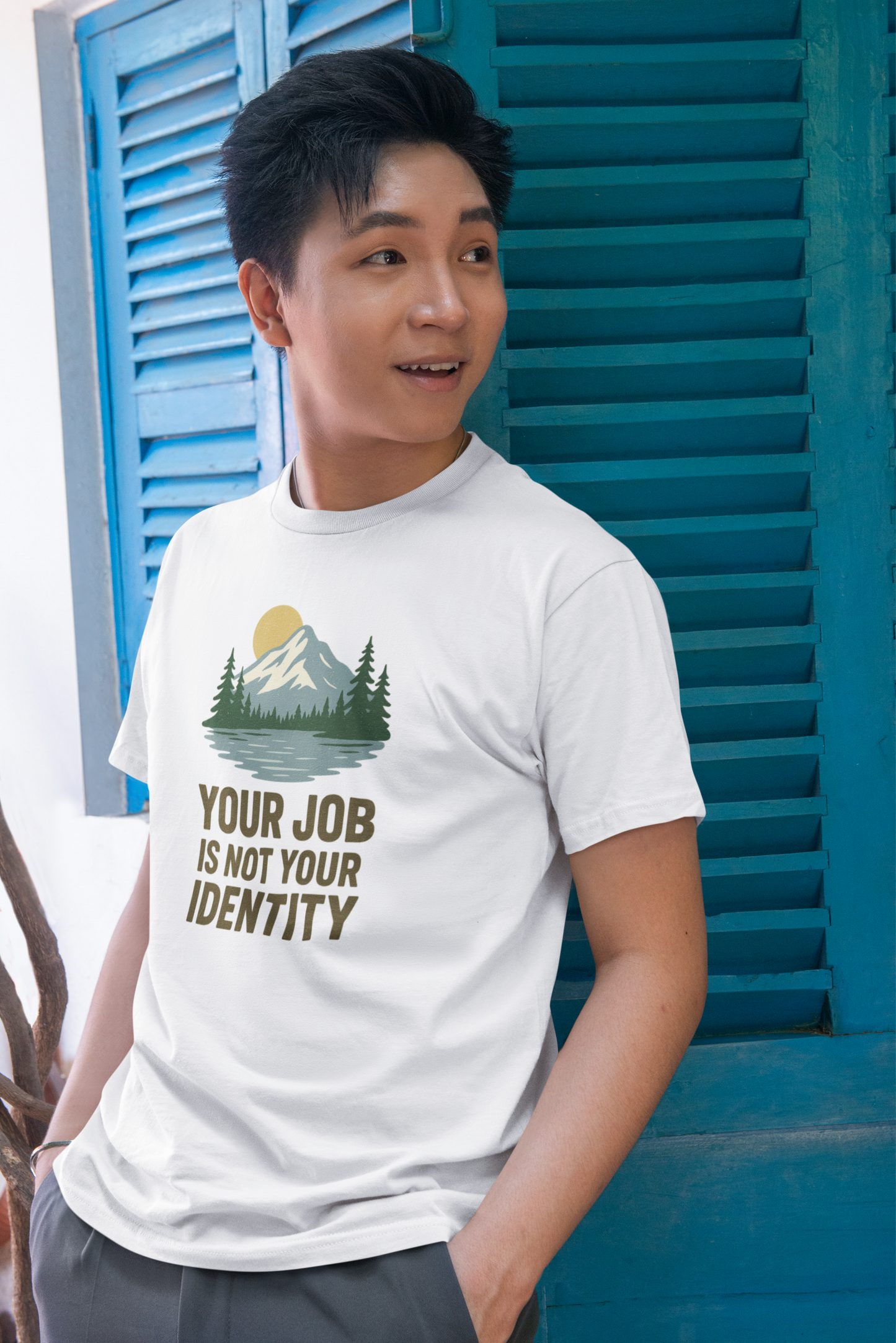 Your Job Is Not Your Identity T-Shirt – Anti-Hustle Tee