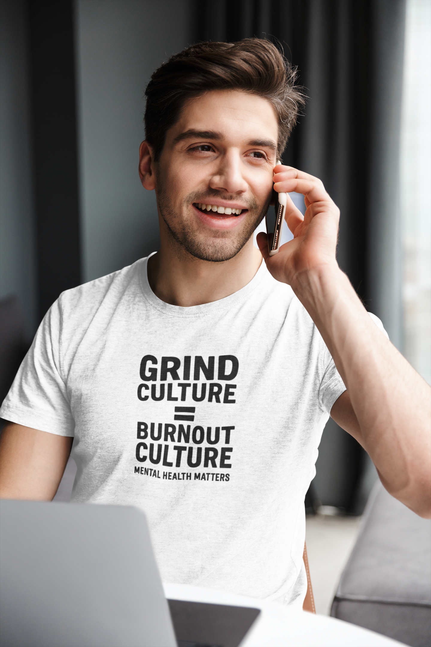 Grind Culture = Burnout Culture T-Shirt – Mental Health Matters Awareness  Tee