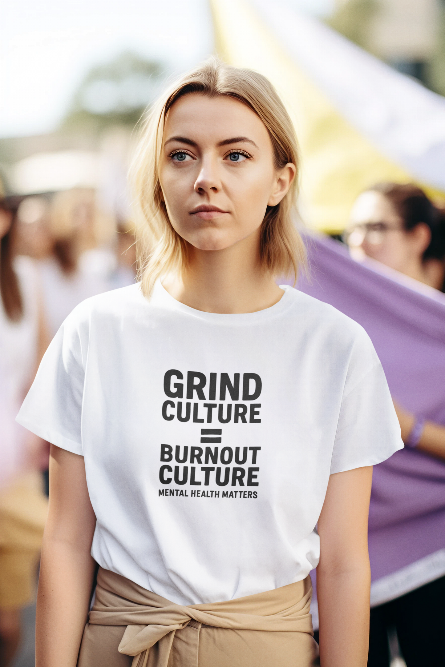 Grind Culture = Burnout Culture T-Shirt – Mental Health Matters Awareness  Tee