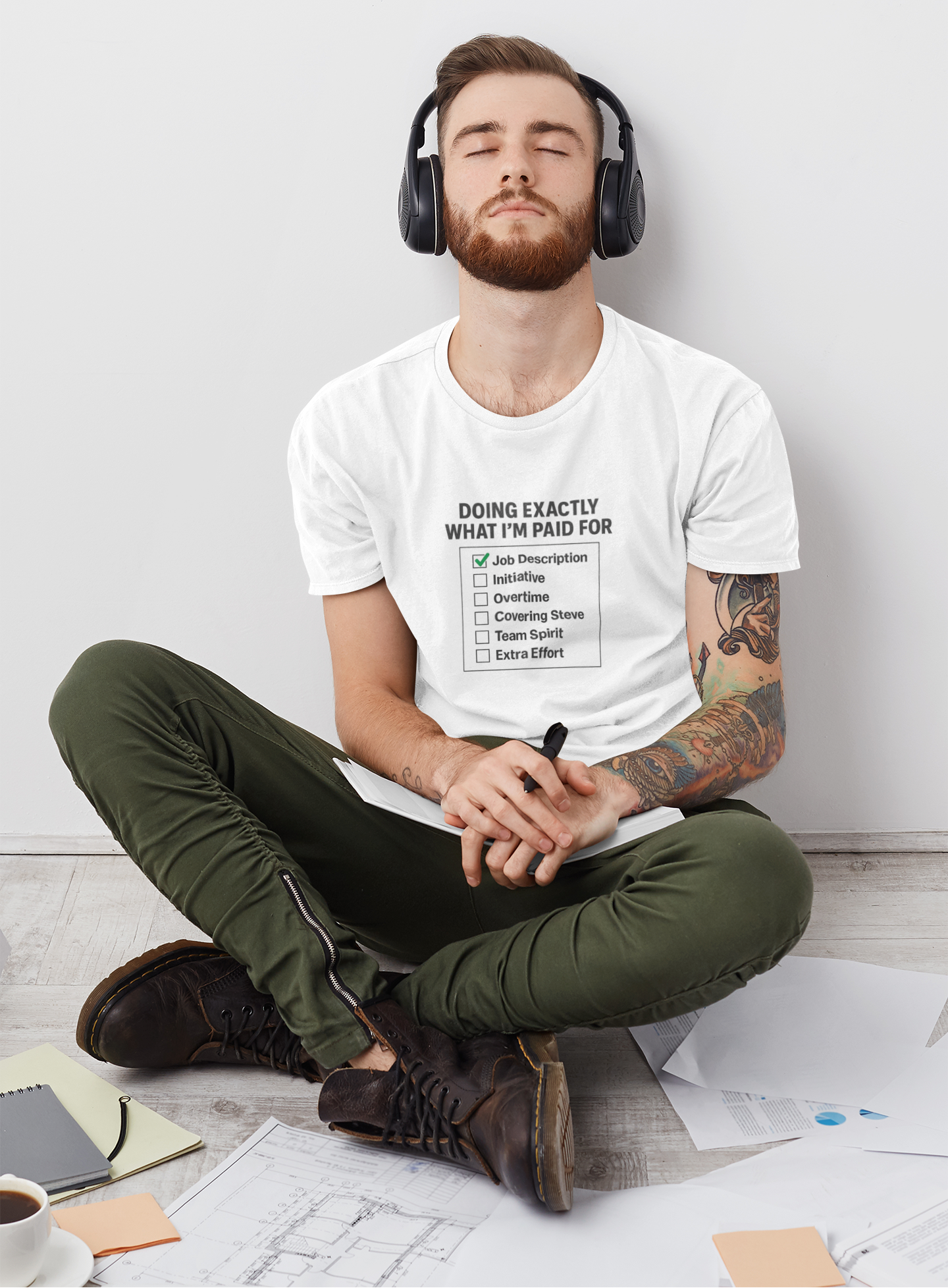 Doing Exactly What I’m Paid For T-Shirt – Office Humor Tee