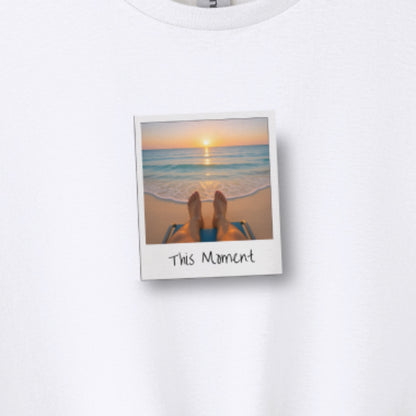 This Moment T-Shirt - Ocean Sunset Mindfulness Tee