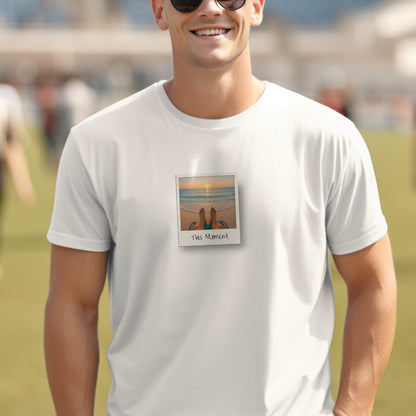 This Moment T-Shirt - Ocean Sunset Mindfulness Tee