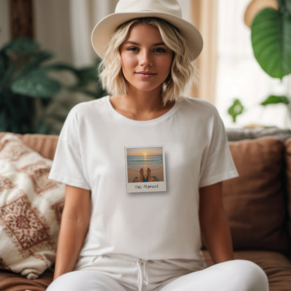 This Moment T-Shirt - Ocean Sunset Mindfulness Tee