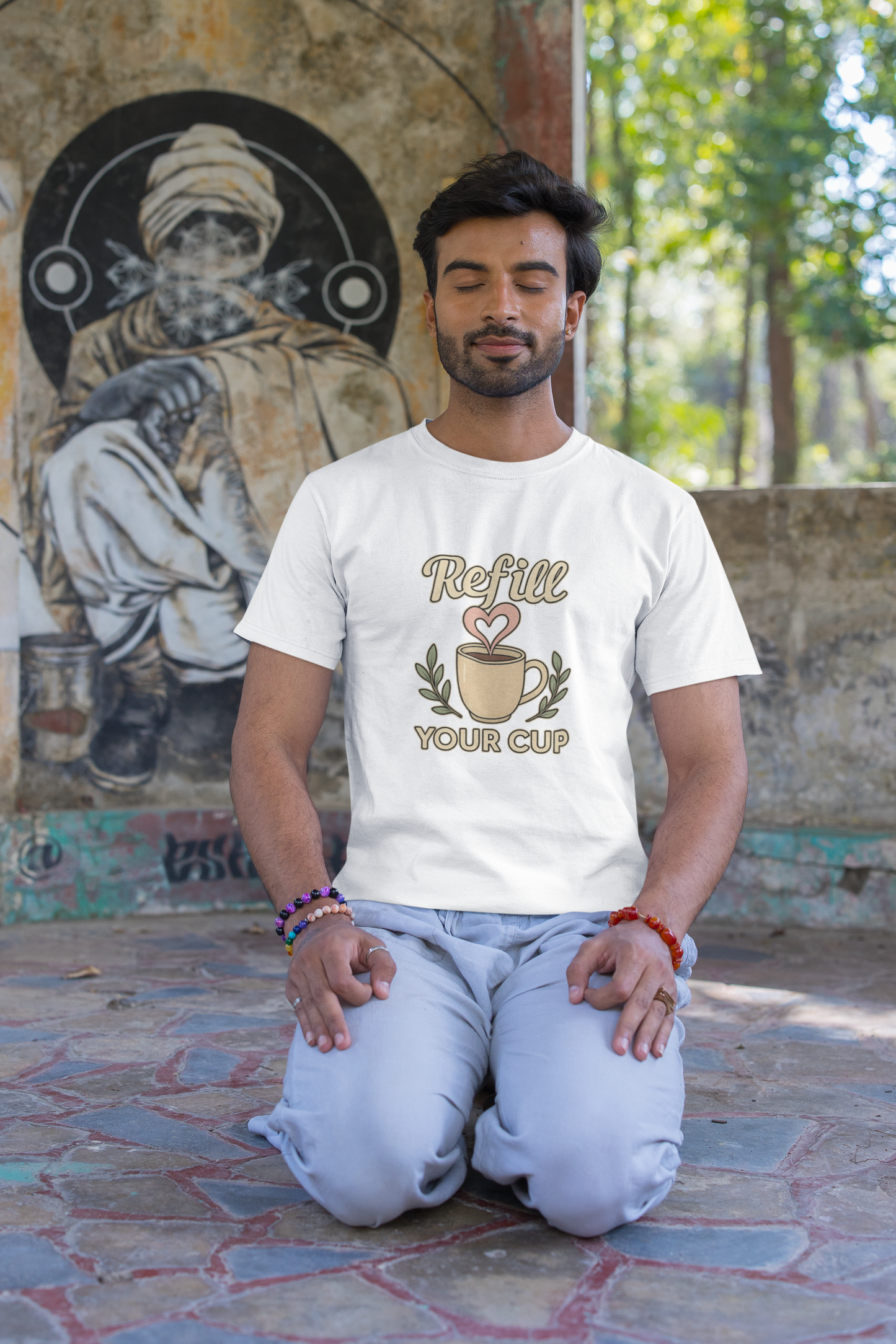 Refill Your Cup T-Shirt – Self-Care & Renewal  Tee