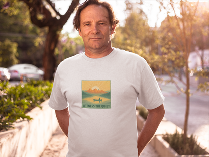 Witness the Quiet Canoe T-Shirt – Nature Mindfulness  Tee