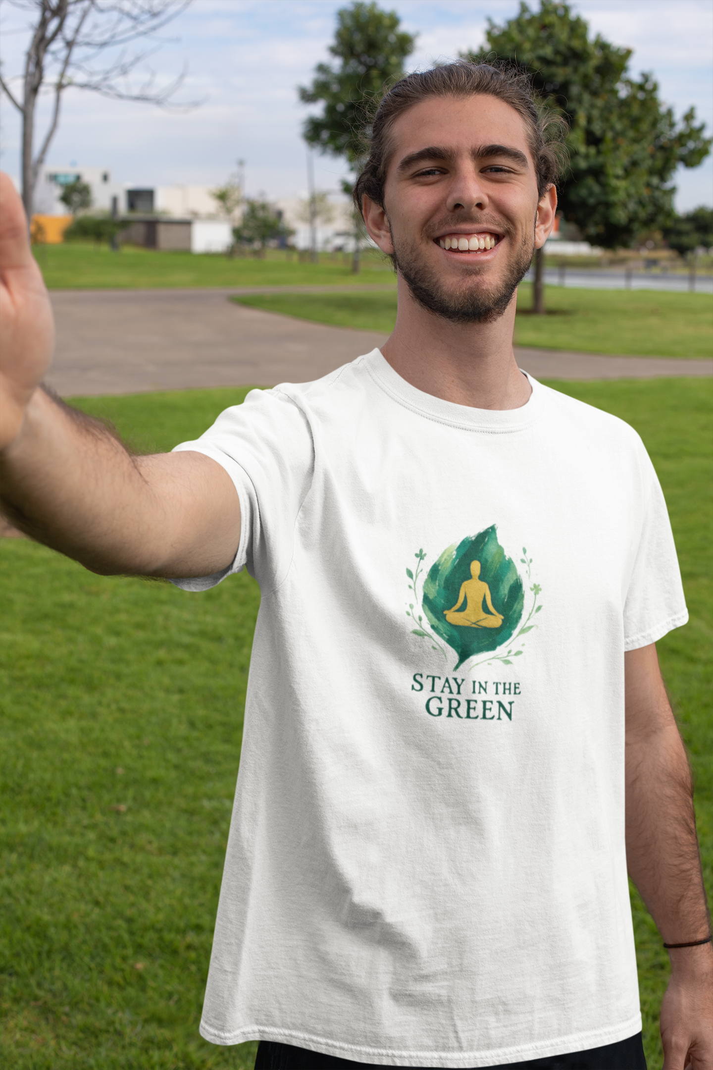 Stay in the Green T-Shirt – Meditation Tee