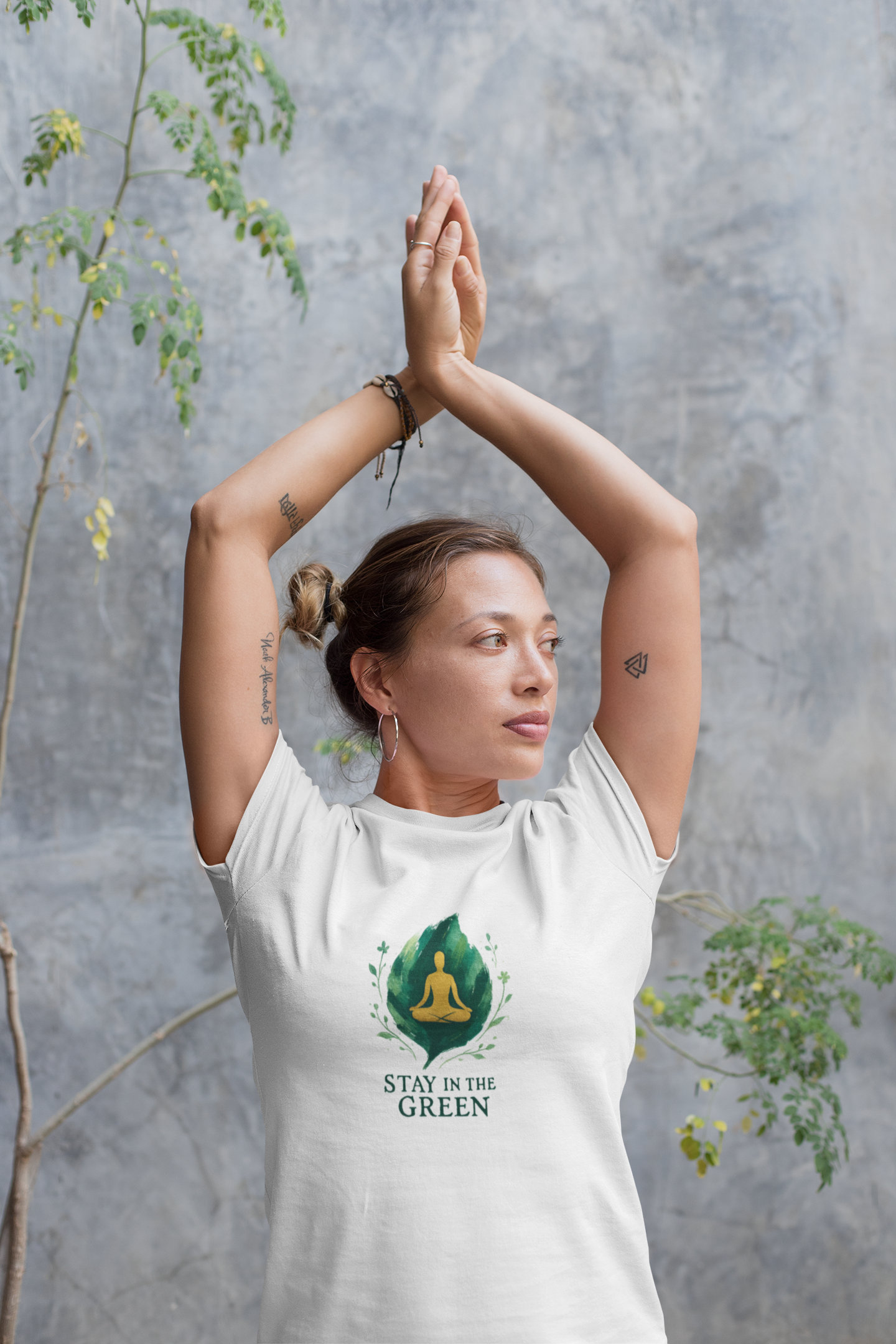 Stay in the Green T-Shirt – Meditation Tee