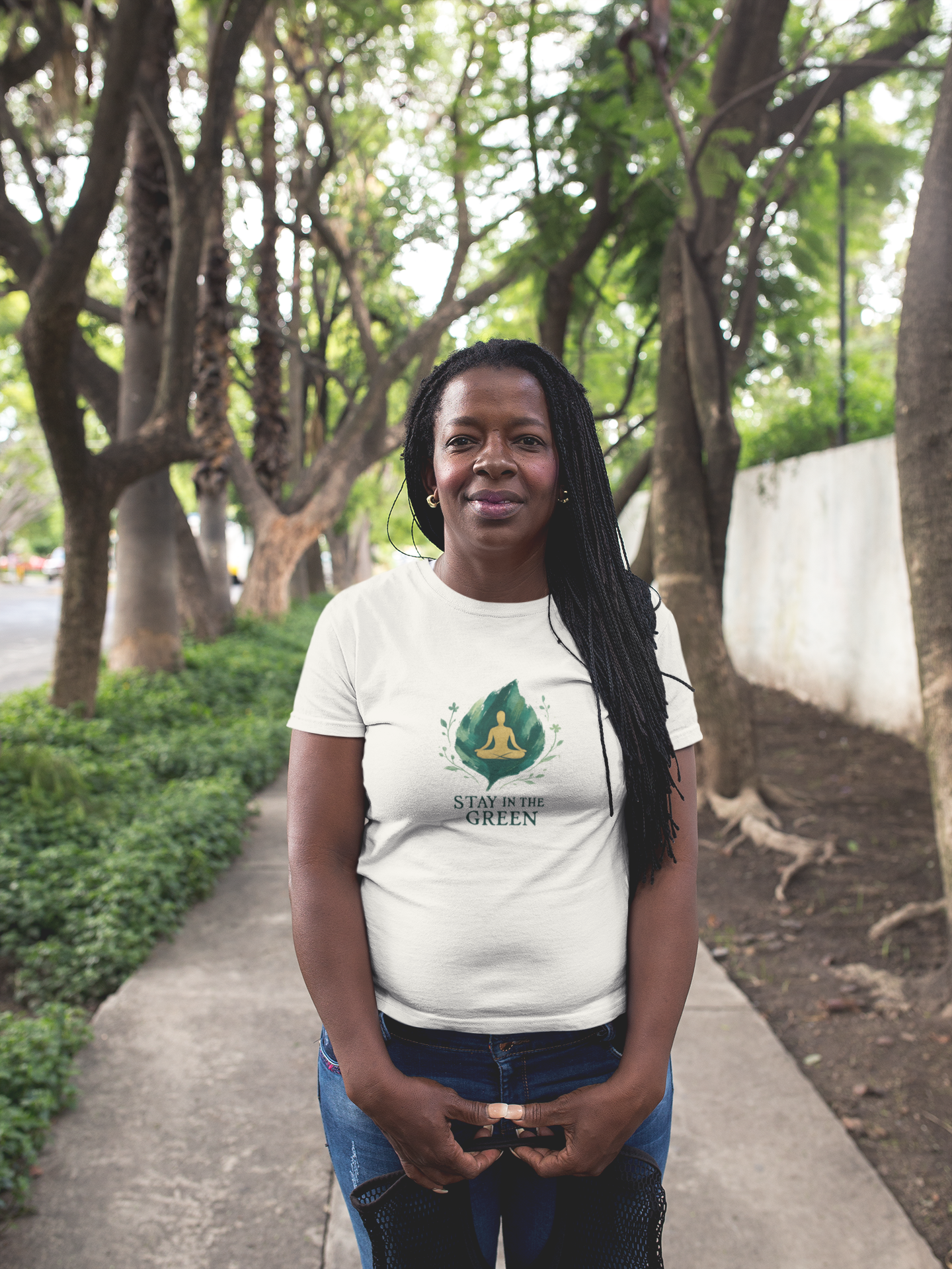 Stay in the Green T-Shirt – Meditation Tee