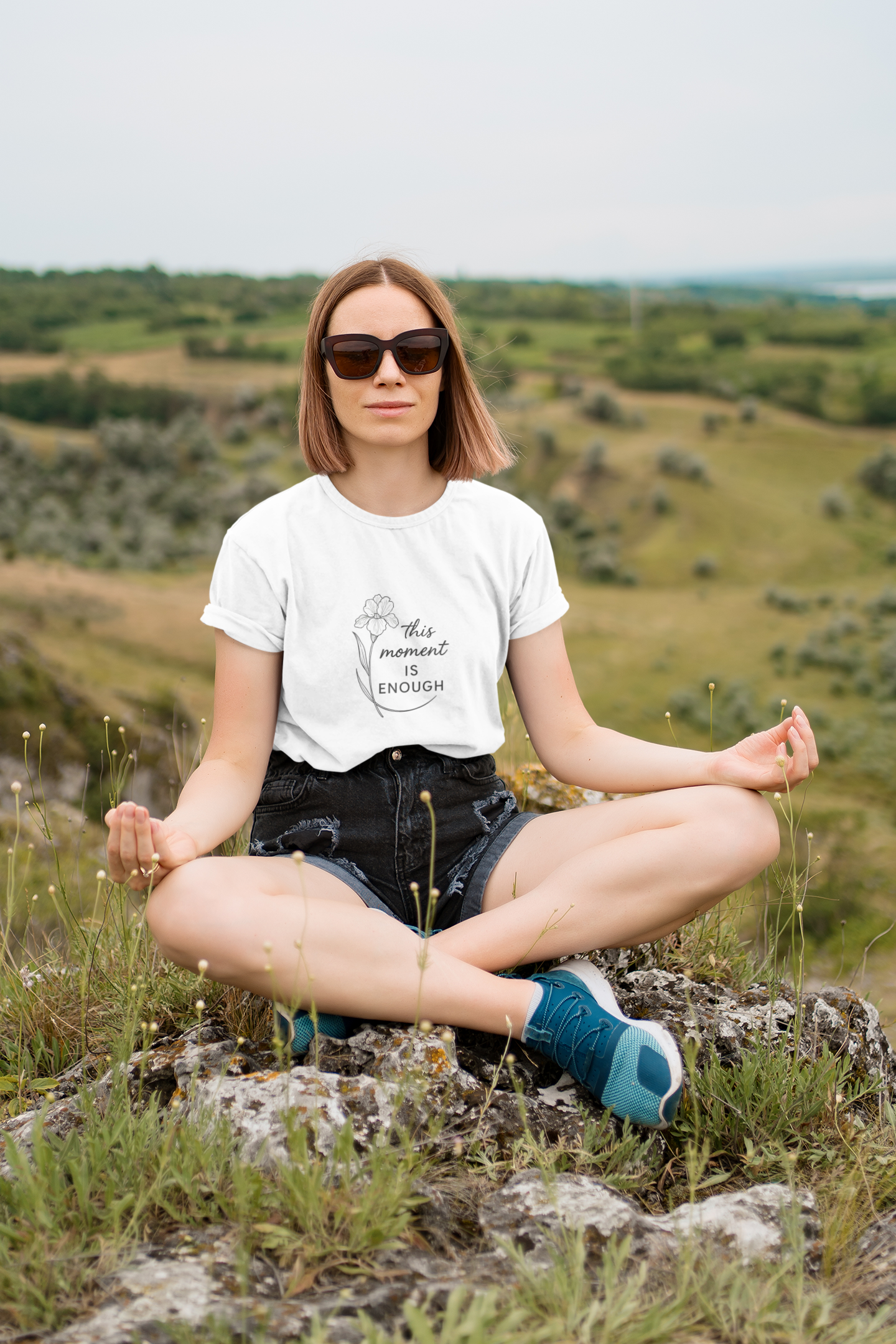 This Moment Is Enough T-Shirt – Mindfulness & Presence