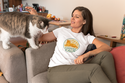Choose Calm T-Shirt – Relaxing Cat Tee