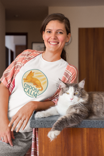 Choose Calm T-Shirt – Relaxing Cat Tee