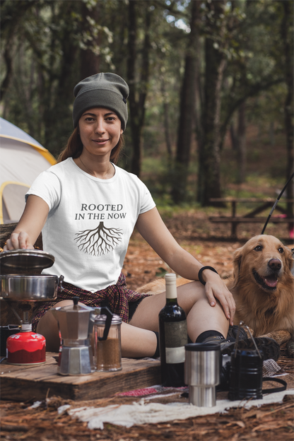 Rooted in the Now T-Shirt – Mindfulness & Grounding Tee