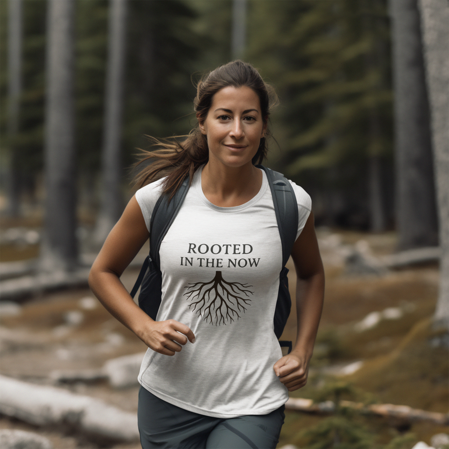 Rooted in the Now T-Shirt – Mindfulness & Grounding Tee