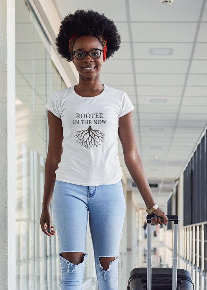 Rooted in the Now T-Shirt – Mindfulness & Grounding Tee