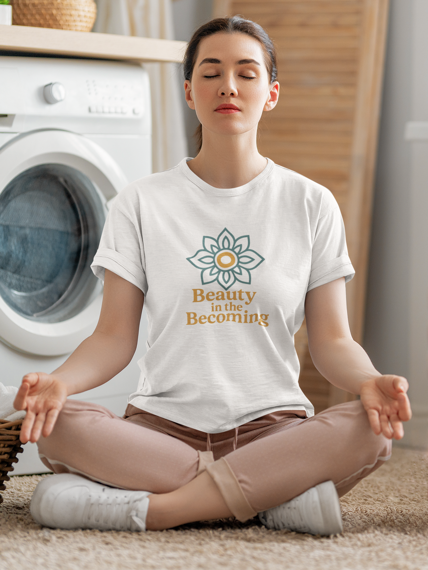 Beauty in the Becoming T-Shirt – Mandala & Mindfulness Growth Tee