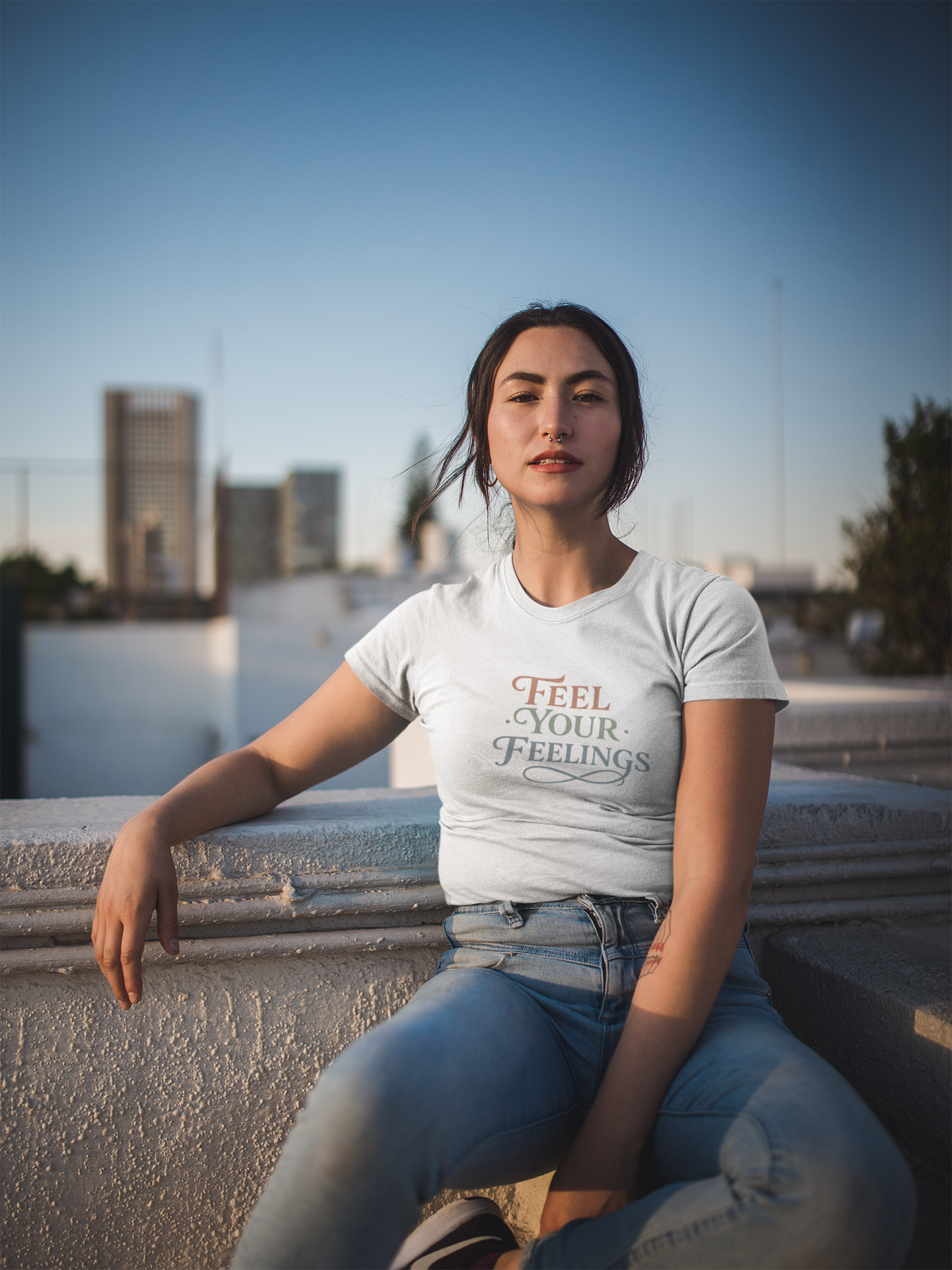 Feel Your Feelings T-Shirt – Mental Health Affirmation Tee