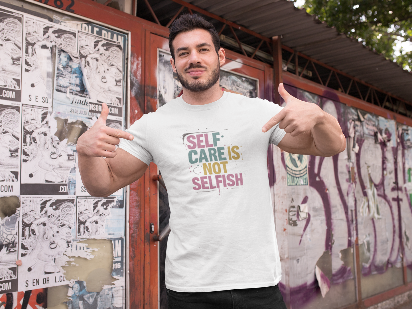 Self Care Is Not Selfish T-Shirt – Mental Health & Wellness Tee  Tee