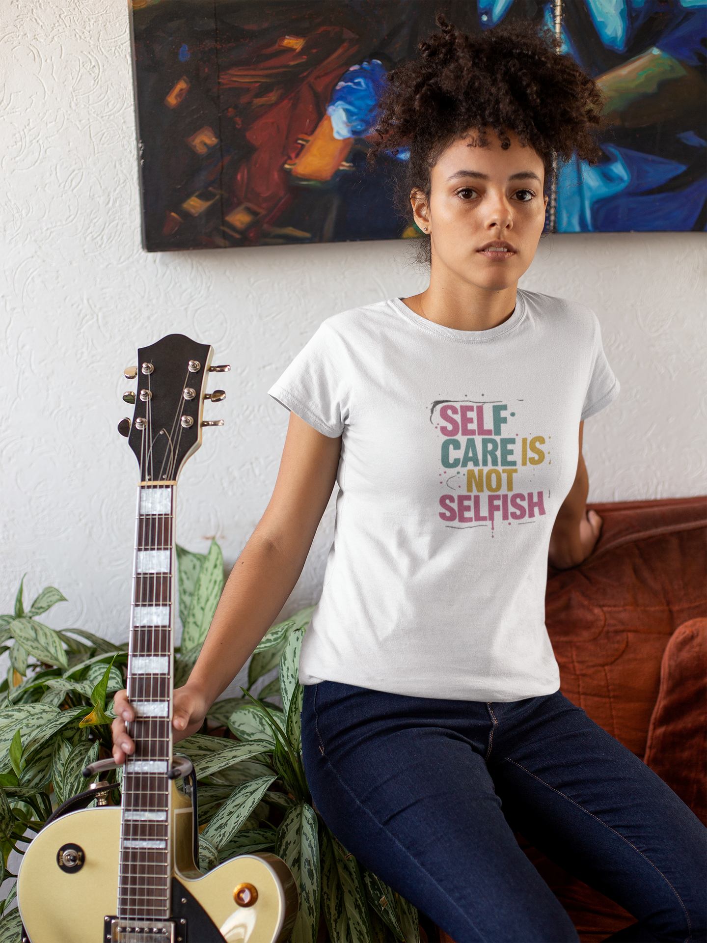 Self Care Is Not Selfish T-Shirt – Mental Health & Wellness Tee  Tee
