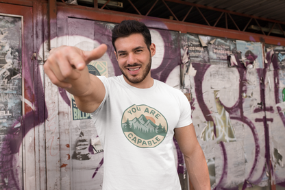 You Are Capable T-Shirt – Motivational Mountain Tee