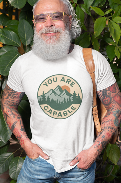 You Are Capable T-Shirt – Motivational Mountain Tee