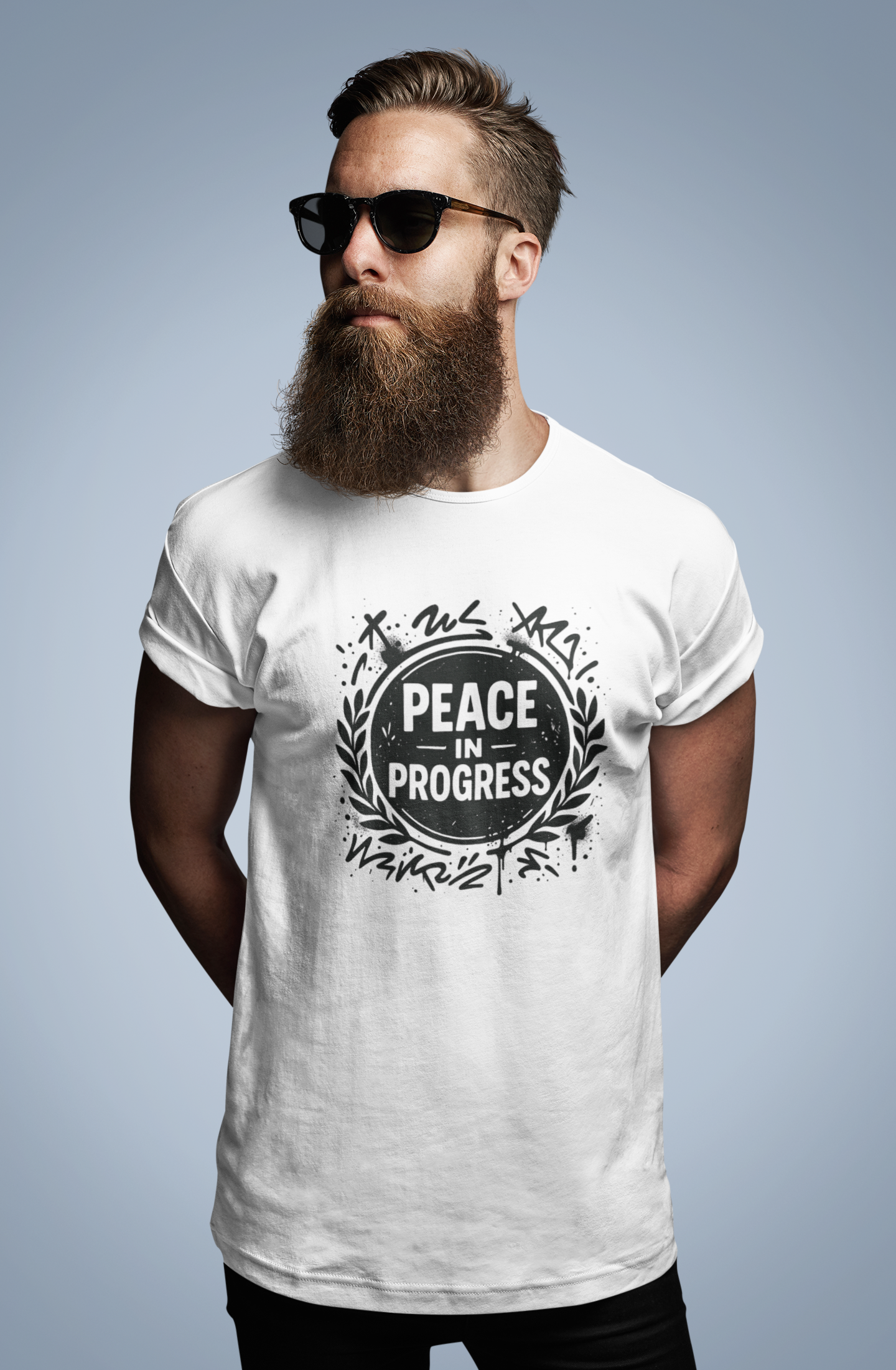 Peace in Progress T-Shirt – Streetwear Mindfulness Tee
