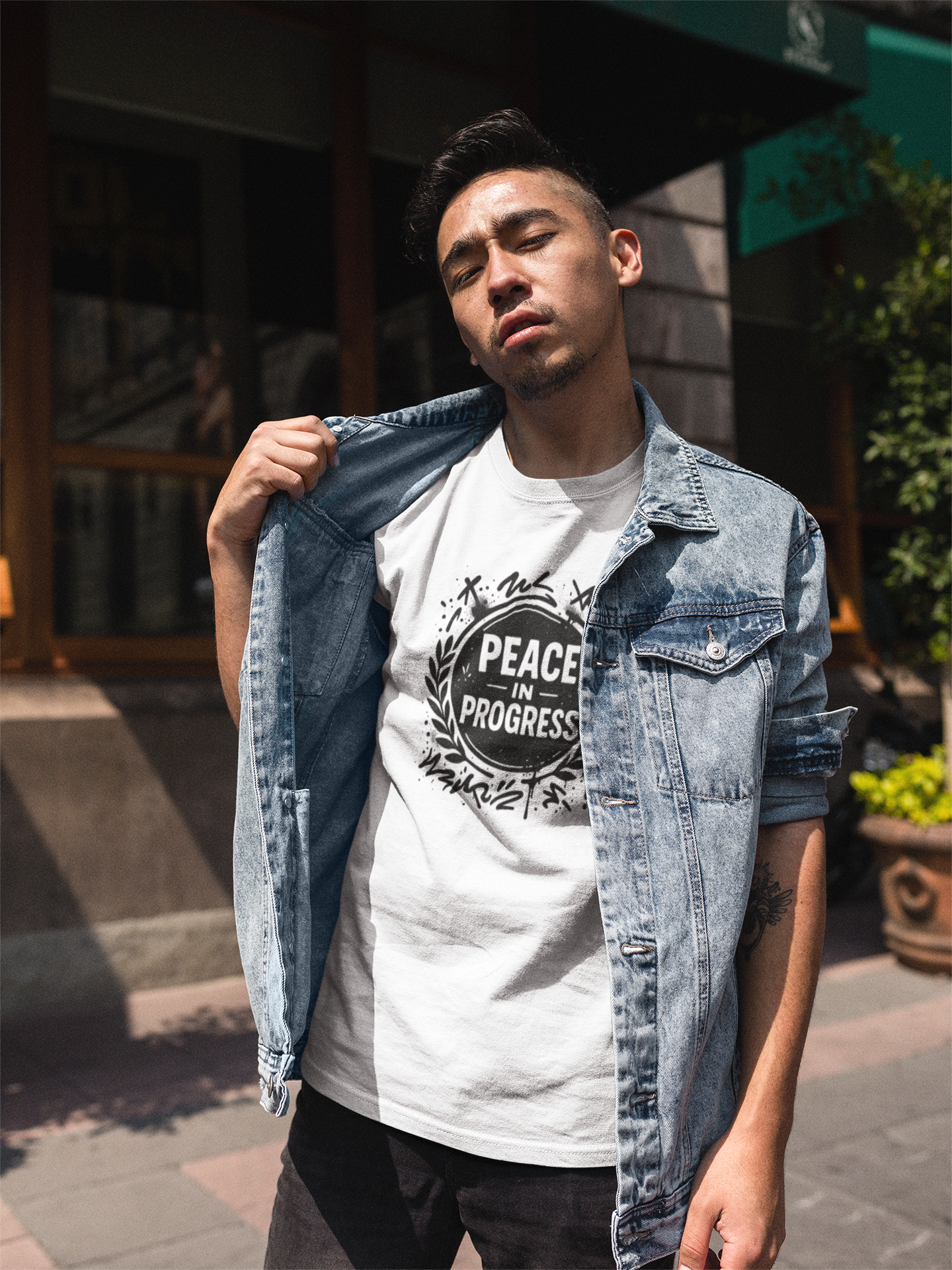 Peace in Progress T-Shirt – Streetwear Mindfulness Tee