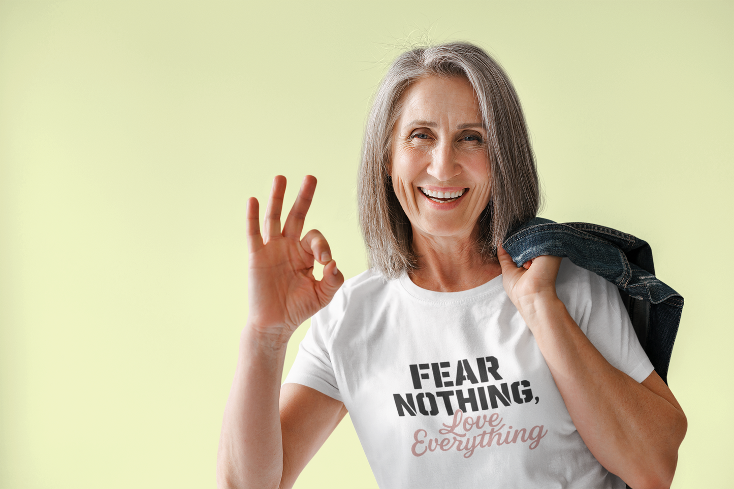 Fear Nothing, Love Everything T-Shirt – Motivational & Mindfulness Tee