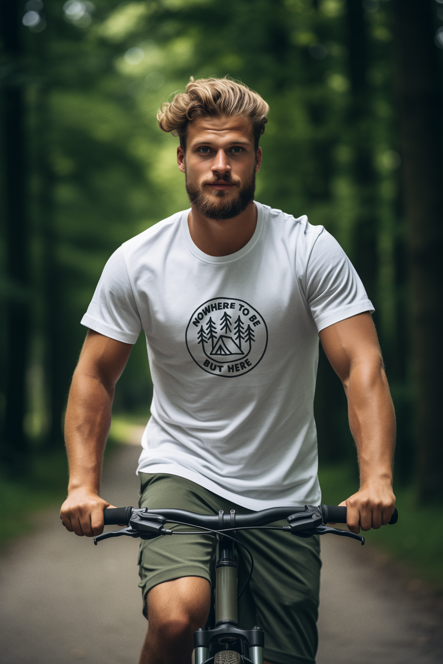 Nowhere to Be But Here T-Shirt – Nature Mindfulness Tee
