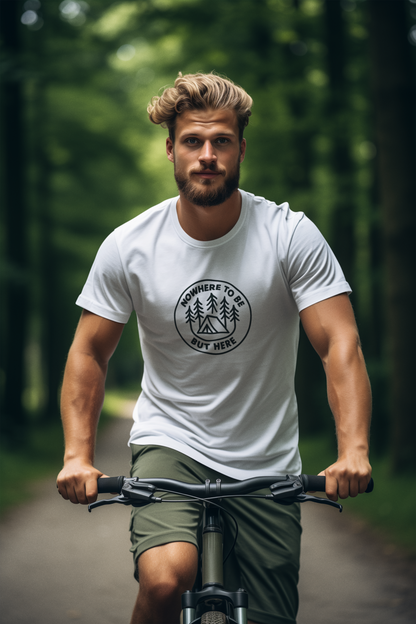 Nowhere to Be But Here T-Shirt – Nature Mindfulness Tee