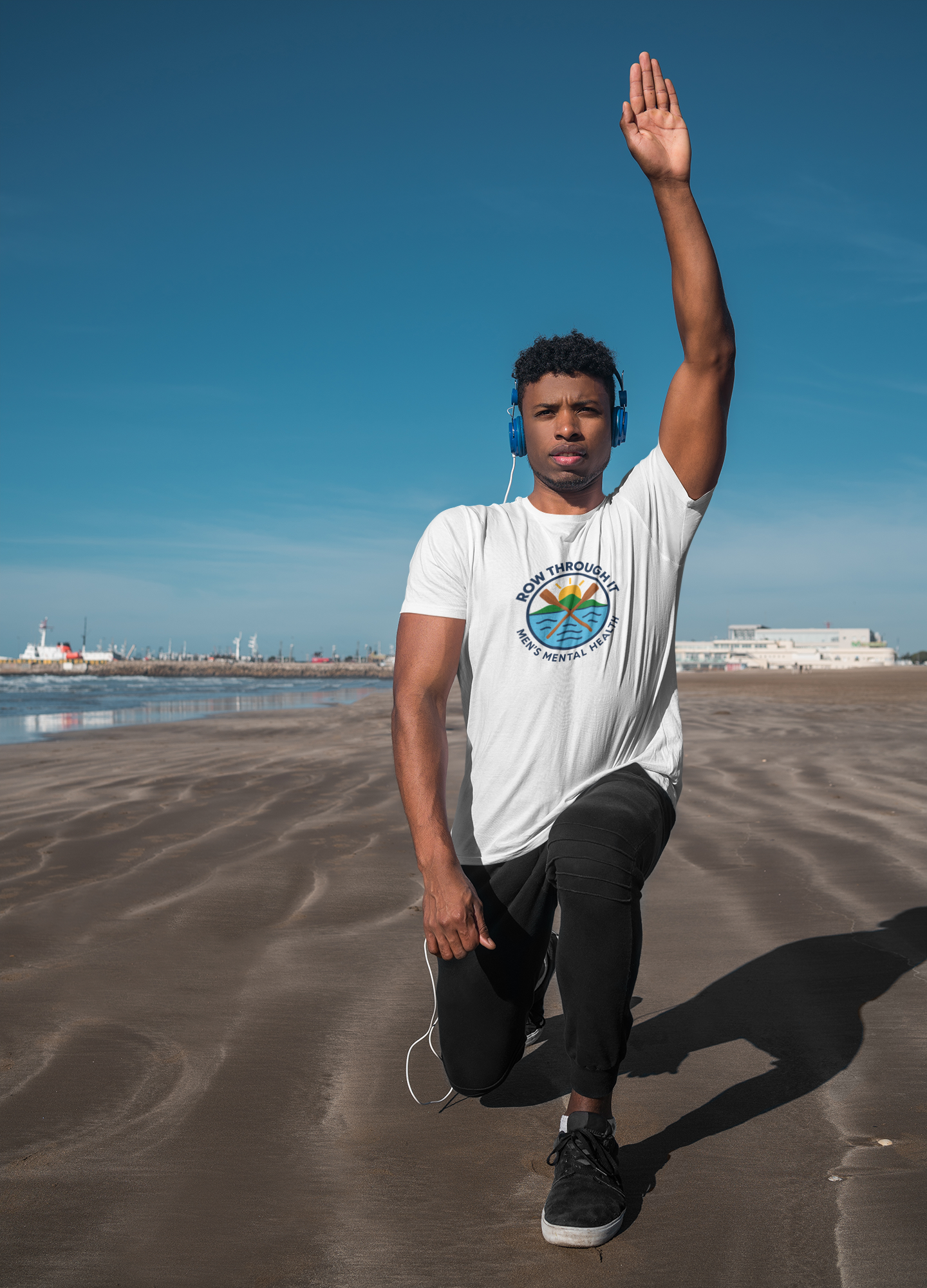 Row Through It T-Shirt – Men’s Mental Health Awareness Tee