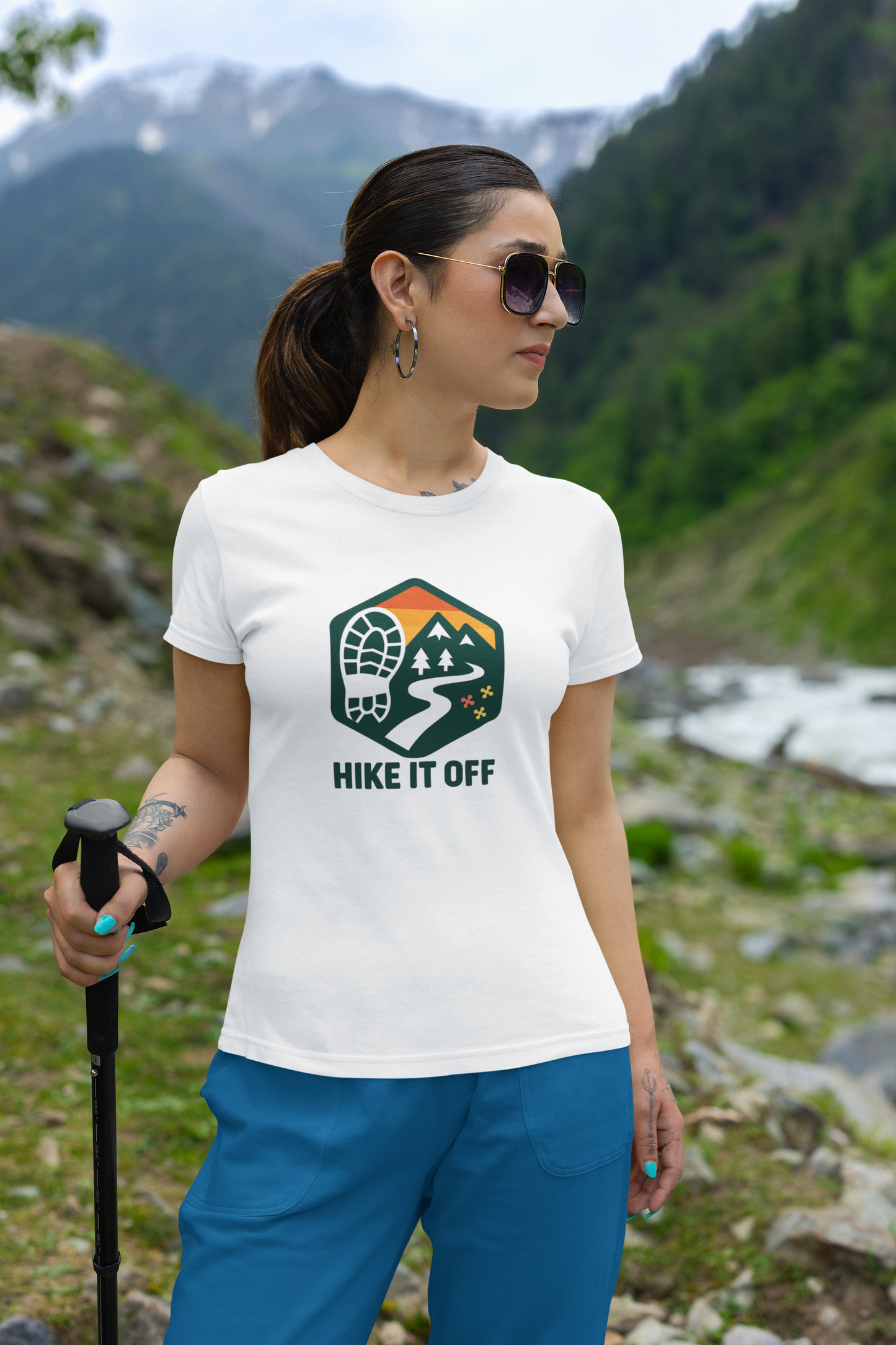 Hike It Off T-Shirt – Mental Health Hiking Tee