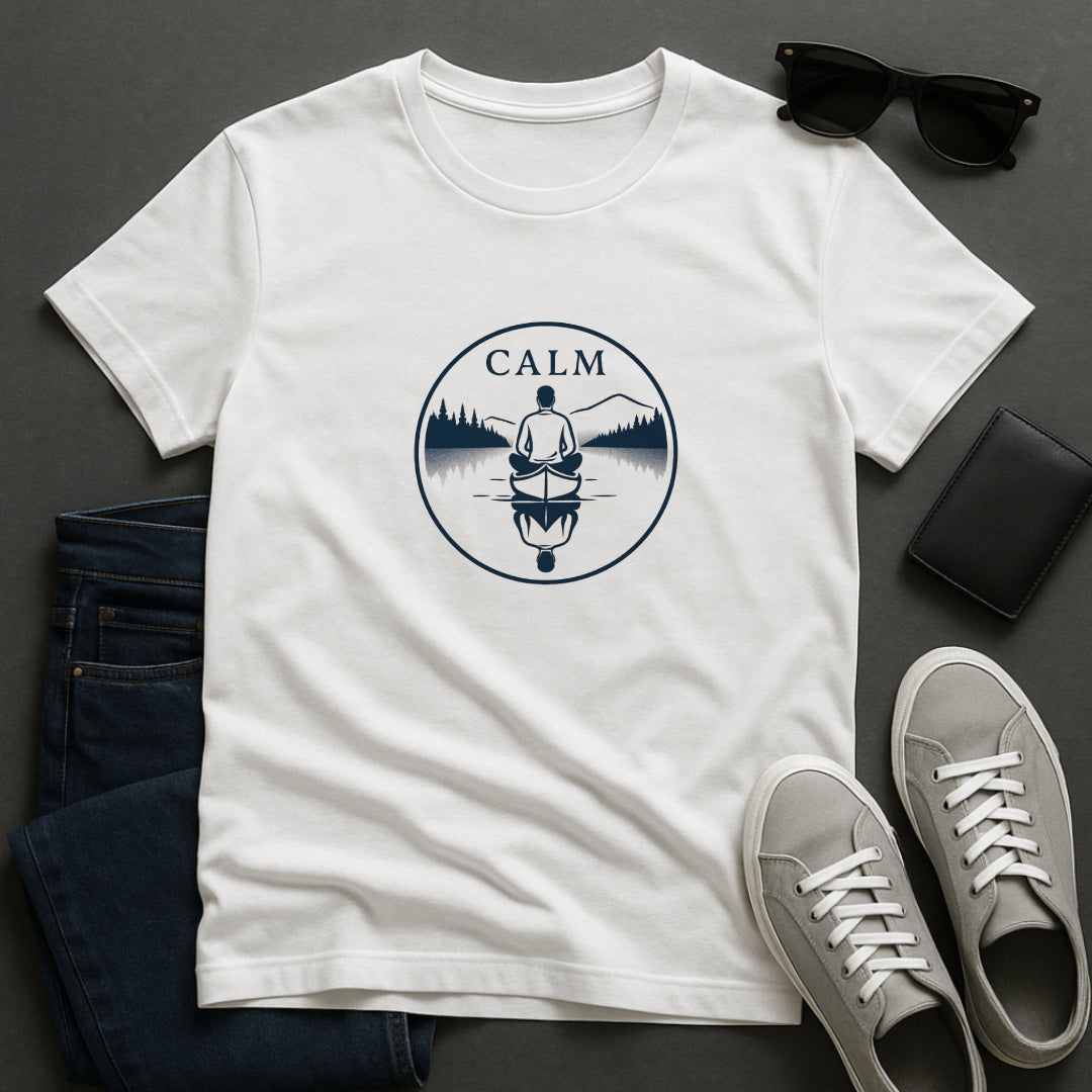 Calm T-Shirt – Minimalist Meditation Tee