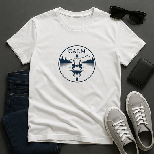 Calm T-Shirt – Minimalist Meditation Tee