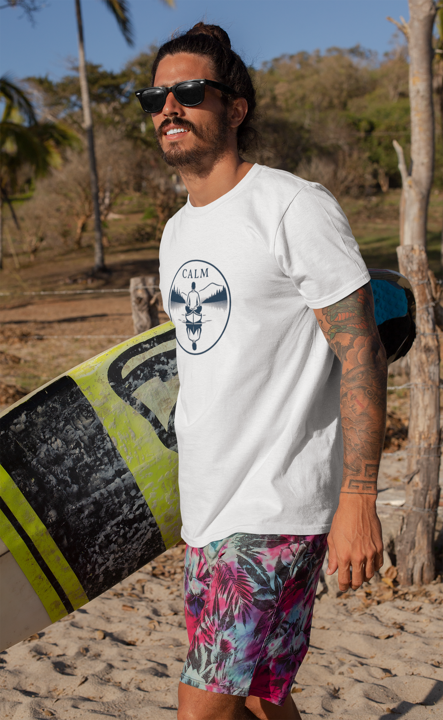 Calm T-Shirt – Minimalist Meditation Tee