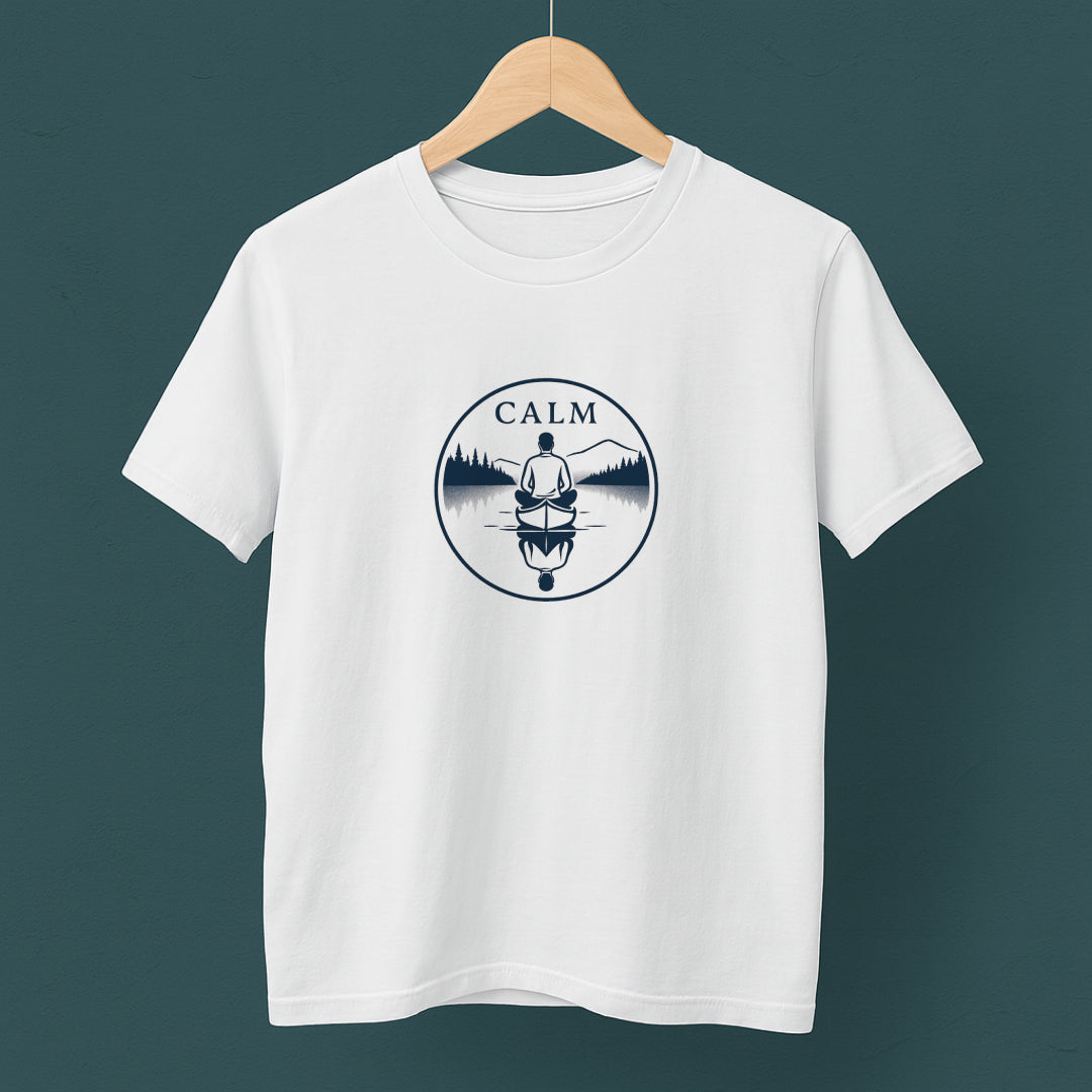 Calm T-Shirt – Minimalist Meditation Tee
